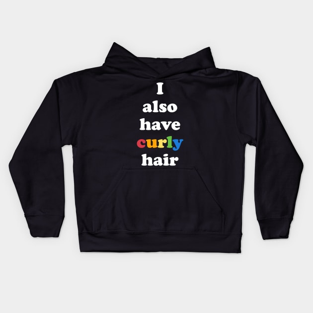 Florida Gay Pride Say Gay I Also Have Curly Hair Funny Gay Kids Hoodie by The Shirt Genie